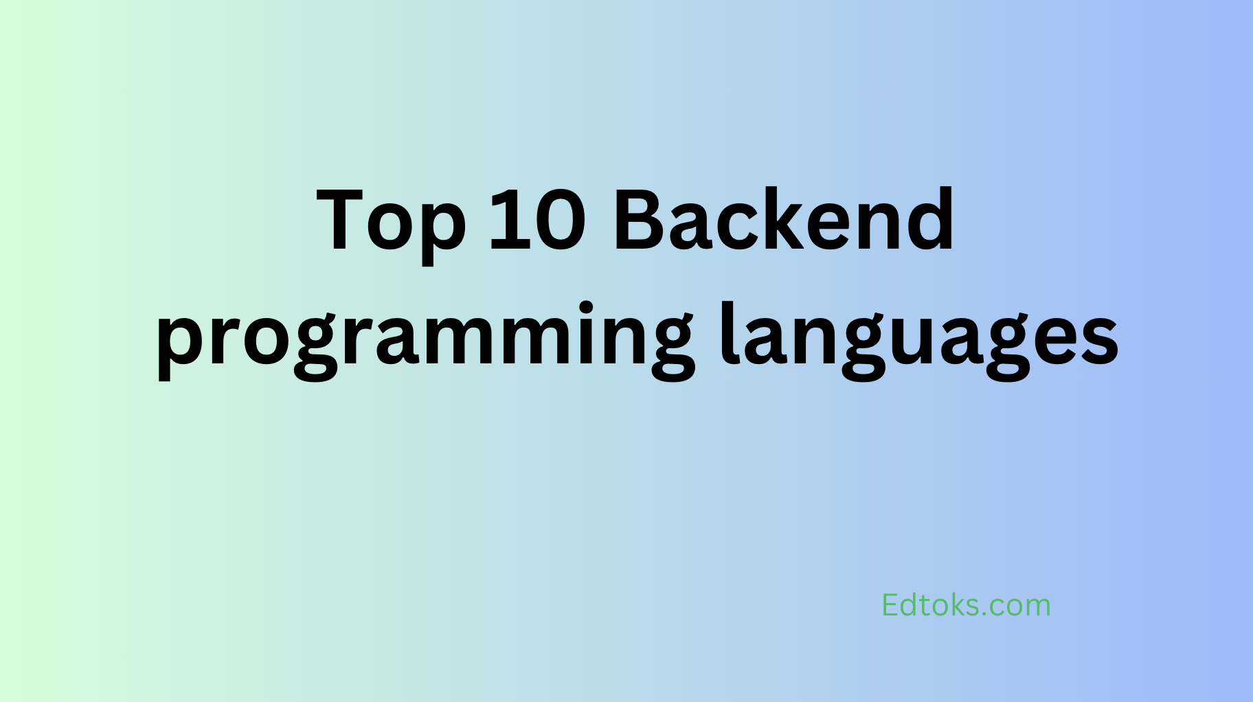 Top 10 Trending Backend Programming Languages in 2024: Salaries and Demand